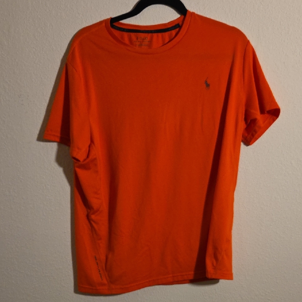Polo by Ralph Lauren Men's Bright Orange Tee